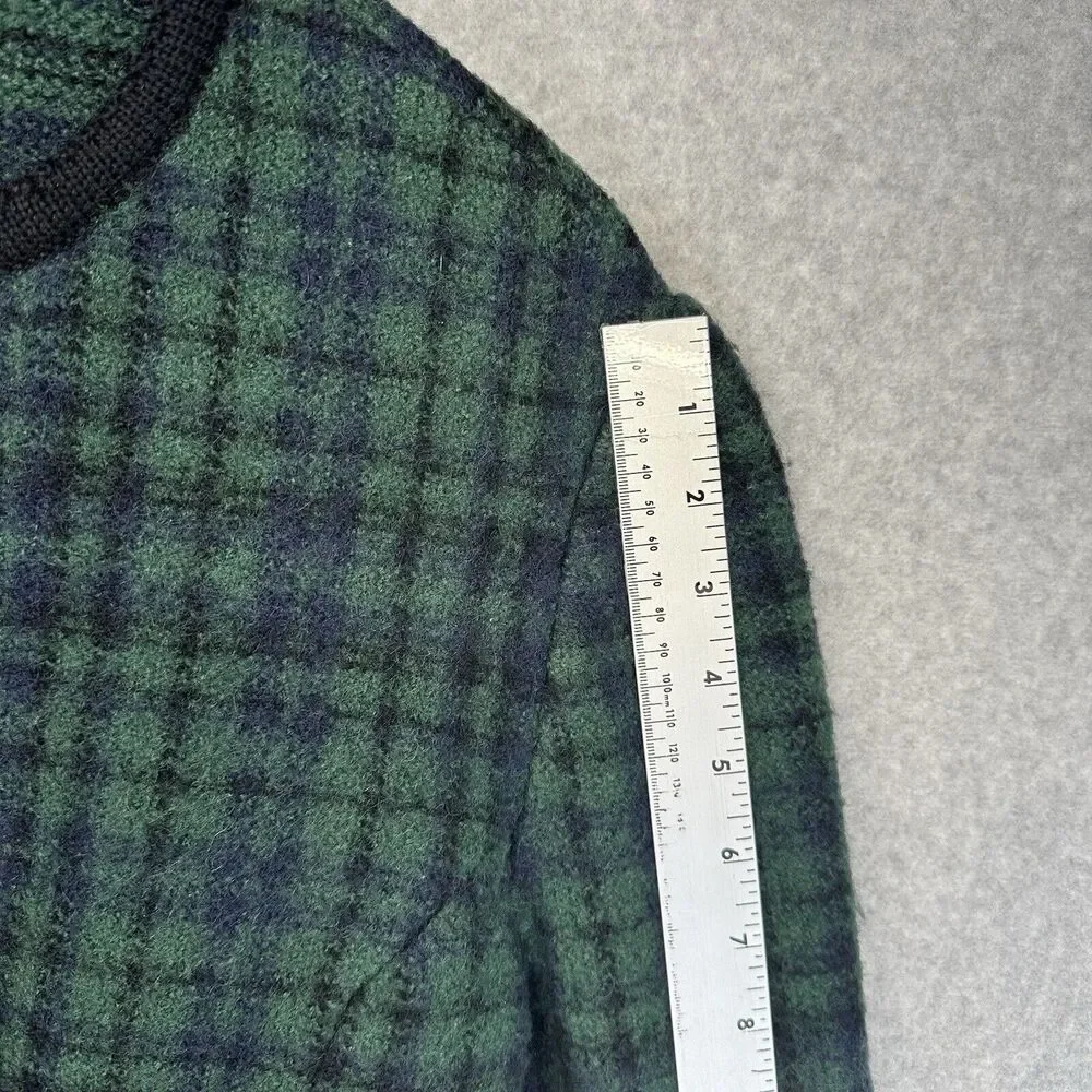 Lands End Womens Knit Sweater Size 10 Regular 100% Wool Button Up Long Sleeve - Picture 7 of 9